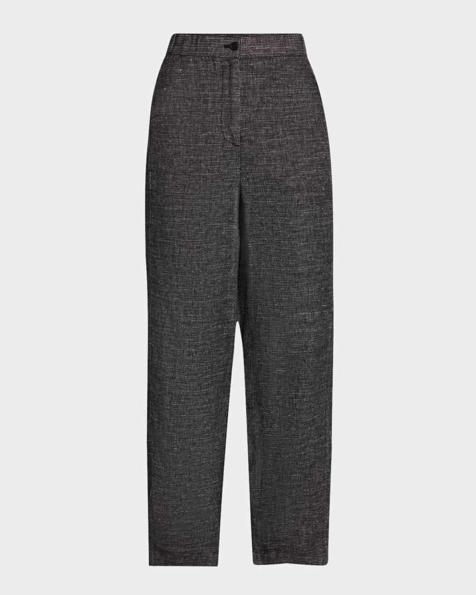 Cropped Hemp-Organic Cotton Lantern Pants
